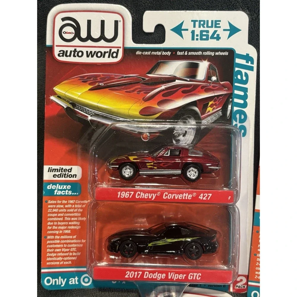 AW Auto World Limited Edition a-bodies f-bodies & flames‎ Three 2-packs.